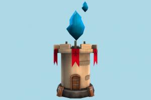 Castle Pillar castle, tower, defence, cartoon, house, building, build, domicile, structure